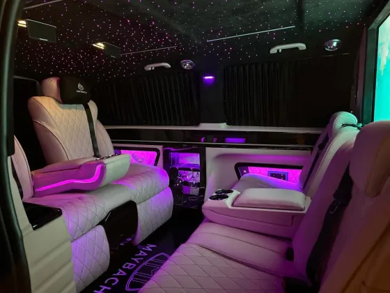Maybach-Style Minibus transfer vehicle